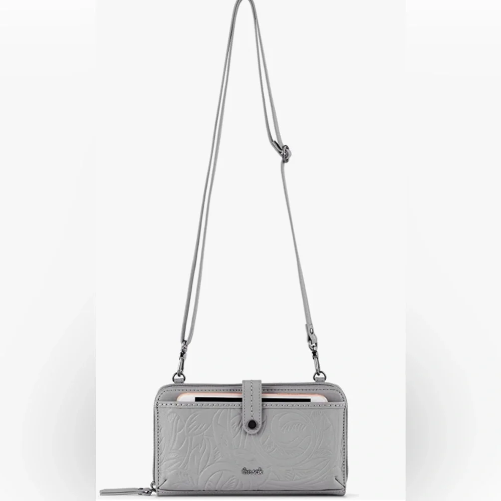NWT The Sak Iris Leather Large Smartphone Crossbody Bag - Picture 3 of 11